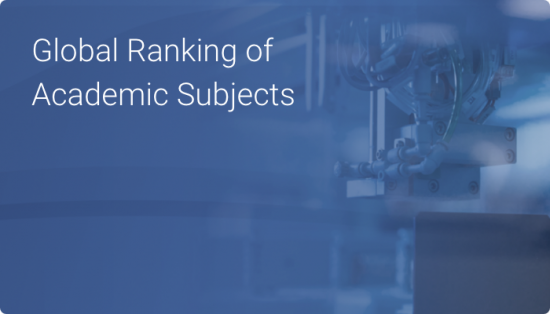 Global Ranking of Academic Subjects
