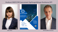 Zdjęcia laureatów konkursu - Julii Kłos i Aleksandra Droszcza