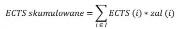 ECTS skumulowane