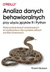 Okładka: Analiza danych behawioralnych przy użyciu języków R i Python