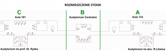 Plan rozmieszczenia stoisk