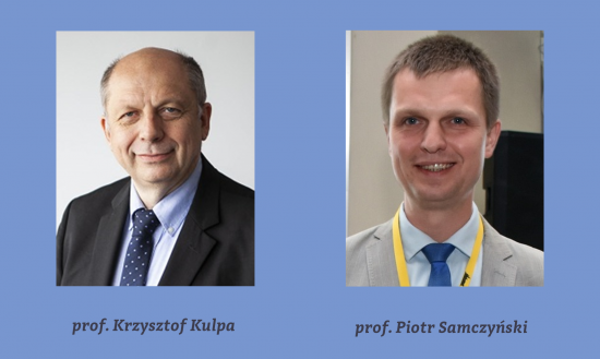 Portrety prof. Krzysztofa Kulpy i prof. Piotra Samczyńskiego