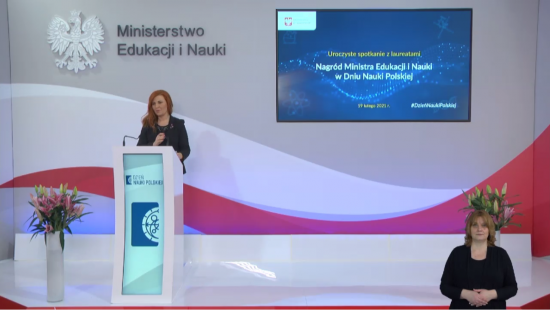 Uroczyste spotkanie z laureatami Nagród Ministra Edukacji i Nauki